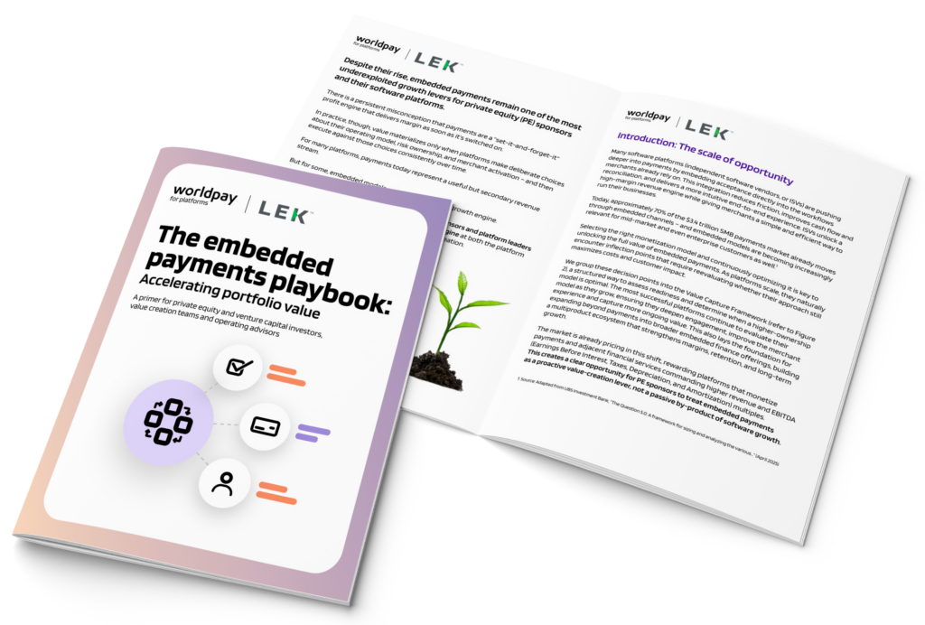 The embedded payments playbook: Accelerating portfolio value